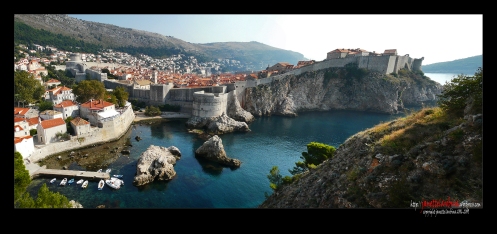 Dubrovnik old town from the fort  3 pics 658 659 662  crop SH S M C SS M black watermark 30%